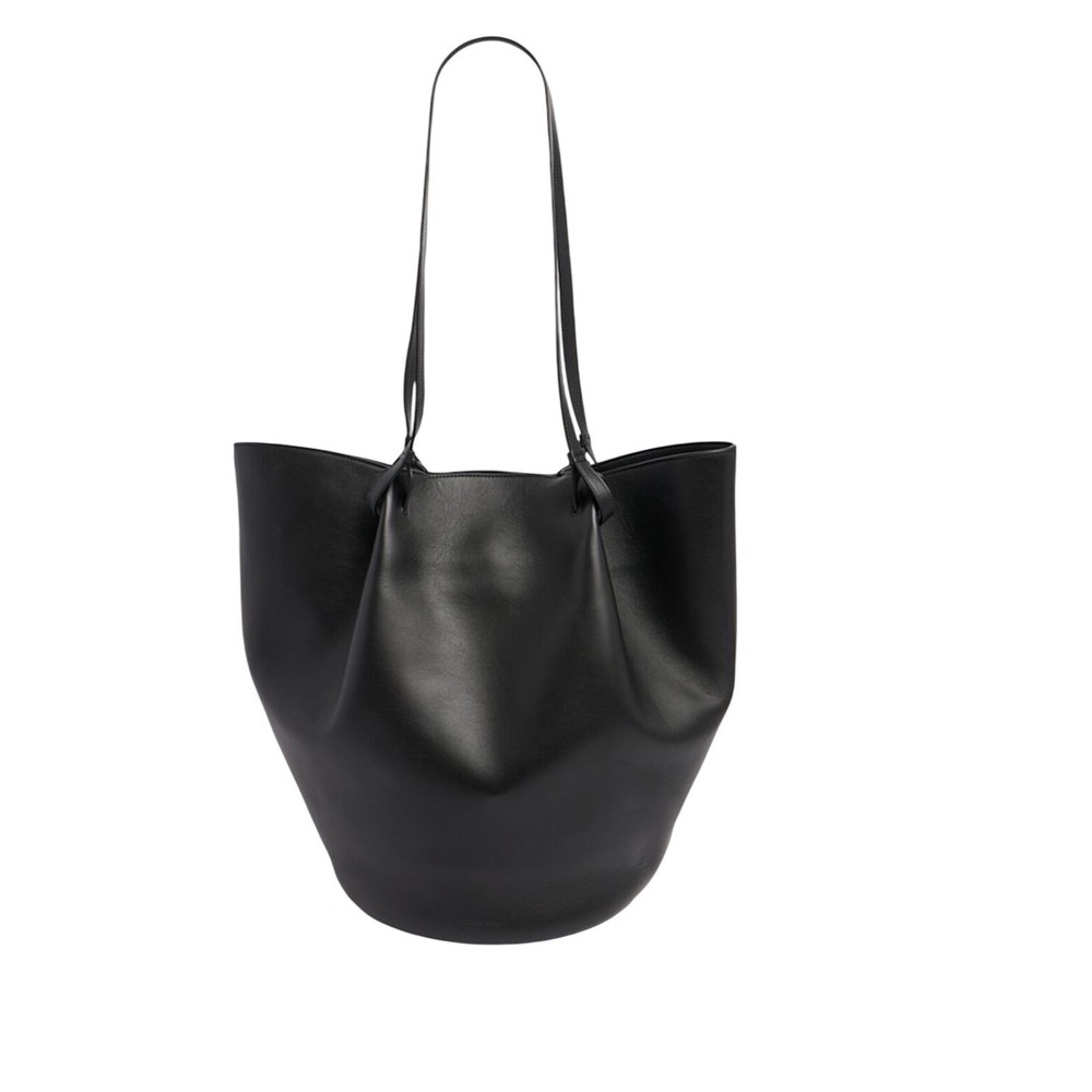 LOULOU STUDIO black leather tote